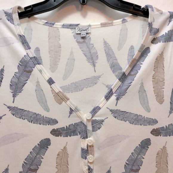 Kismet Multi Coloured Feather T-Shirt - Picture 3 of 5
